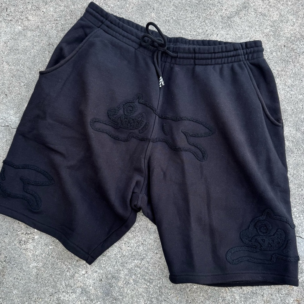 Black Running Dog Sweat Shorts by Ice Cream Mens XL 7/10